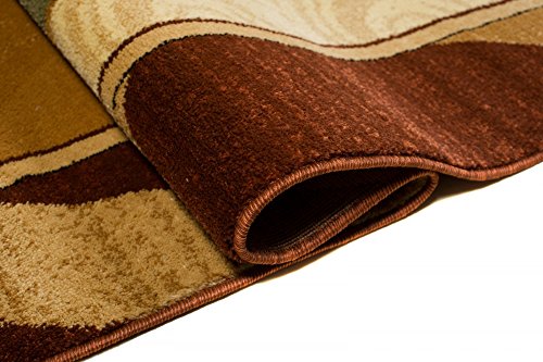 TEPPICH KLASSISCH SEHR BUNT wunderschöne Muster PERFEKT INS WOHNZIMMER in BRAUN (70 cm x 140 cm) - 4