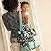 Tippitoes Girl About Town Changing Bag (Turquoise/Black Floral)