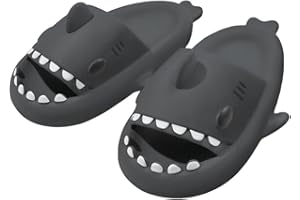 Dihope Ciabatte Squalo Donna Uomo Sandali Ciabatte Estive Comode Morbide Ciabatte Mare Antiscivolo Pantofole da Casa Piscina Spiaggia Originali Carine Shark Slippers