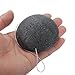 SODIAL(R)Konjac Konnyaku Jelly Fiber Face Makeup Wash Pad Cleaning Sponge Puff Exfoliator-black