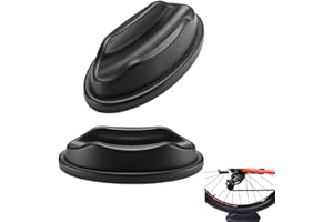SSYANG Support de Roue Avant,2 Pièces Support de Roue Avant de Vélo,Support de Roue Avant Vélo D'intérieur,22.5*10.3*6cm,Pour Les Exercices,Sports,D'entraînement des Vélos D'intérieur(Noir)