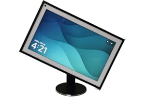 ATOPHK Amazon Echo Show 15, obrotowy stojak, nachylenie, trzy wały z aluminium, czarny 025-01