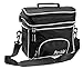 Produktbild INSULATED LUNCH BAG- LARGE INSULATED DOUBLE COMPARTMENT BLACK LUNCH BAG WITH ADJUSTABLE SHOULDER STRAP BY PEXALE(TM) by PEXALE