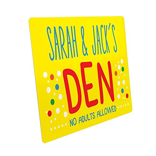 Personalised Childrens Den Sign, Kids Hideout Gift Ideas, Unique Kids Birthday Gifts, Kids Bedroom Door Plaque