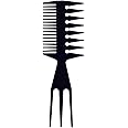 Wide Tooth Comb, Anti-Static Heat Resistant Hair Styling Comb for Curly Wet Long Hair Man & Woman Professional Hairstyles (Black)