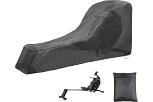 Hohong Funda para máquina de remo, cubierta de remo interior para Concept2 a prueba de polvo para equipos de fitness (241 x 61 x 41-102 cm)