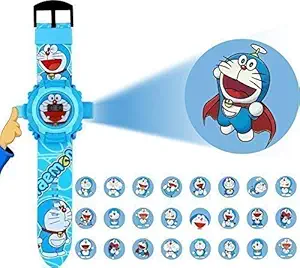 Zaara Toys Doraemon Projector Watch Digital 24 Images doremon Projector Digital Display Watches for Kids Boys Girls Watch Christmas Gifts Birthday doraman Soft Toy Games doremon Watch Toys Doraemon
