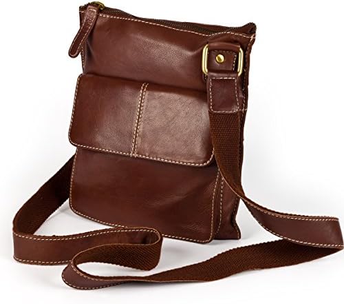 Eastern Counties British Leather Claire Cross Body Shoulder Handbag Purse in Blue, Red or Oxblood
