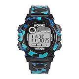 Mode Kinder Kind Junge Mädchen Uhren Multifunktion Wasserdicht Sport Elektronisch Armbanduhr Uhr Groveerble