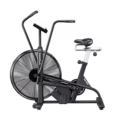 Perform Better Erwachsene Assault Air Bike Fitnessfahrrad, Schwarz, 130 x 61 x 124 cm