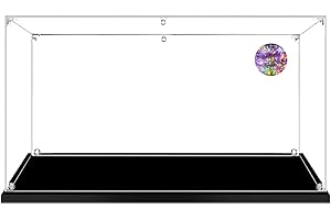 AAABOX 50x20x45cm 3mm Acrilico Teca Vetrina per Lego Moto BMW M 1000 RR 42130 Yamaha MT-10 SP 42159 71461 76389,Grande Trasparente Scatola per Figure