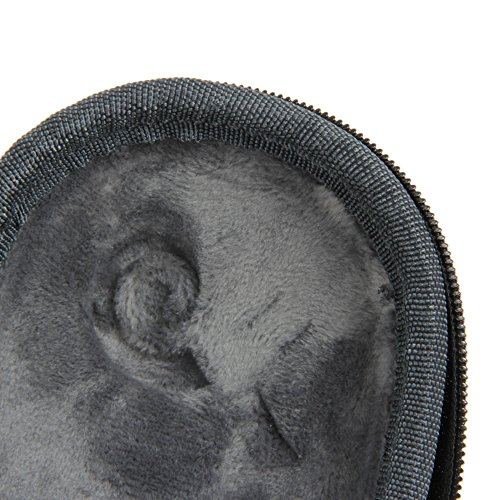 Hermitshell Travel Hart EVA Lagerung Tasche Schutz hülle Etui Tragetasche Beutel Compact Größen und karabiner für Apple Magic Mouse Maus I und II 2nd Gen und Karabiner Schwarz Nylon - 5