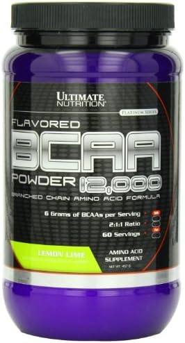 Ultimate Nutrition Flavoured Lemon Lime BCAA 12,000 Powder, 475 g