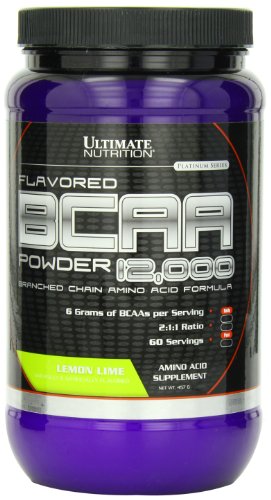 Ultimate Nutrition Flavoured Lemon Lime BCAA 12,000 Powder, 475 g