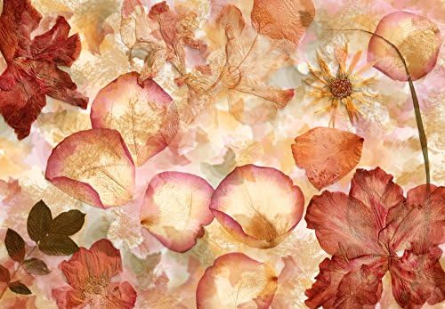 Wizard+Genius AG NON-WOVENWALL MURAL 366x254 cm Art and Trend Floral Flowers driedWall pattern red yellow,