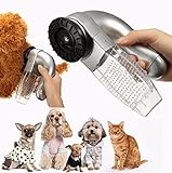 ☀Increíble aspirador inalámbrico para mascotas que se vacía para recoger el pelo mientras que el novio