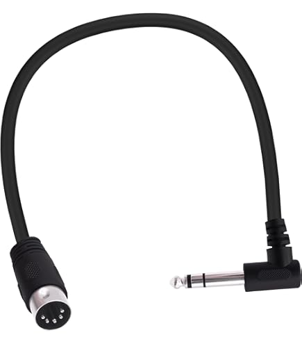 MEIRIYFA 6.35mm Vrouwelijk naar DIN 5 Pin MIDI Kabel, MIDI Mannelijk naar 6.35mm (1/4) Vrouwelijke TRS Stereo Audio Adapter Kabel voor Speaker, Versterker, Mixer naar MIDI Keyboard - 35cm MEIRIYFA 6.35mm Vrouwelijk naar DIN 5 Pin MIDI Kabel, MIDI Mannelijk naar 6.35mm (1/4) Vrouwelijke TRS Stereo Audio Adapter Kabel voor Speaker, Versterker, Mixer naar MIDI Keyboard - 35cm