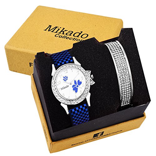 Mikado New fashionable and White dial butterfly casual analog watch with one stylish bracelet for women and girls Watch - For Girls RS.389 (82.00% Off) - Amazon