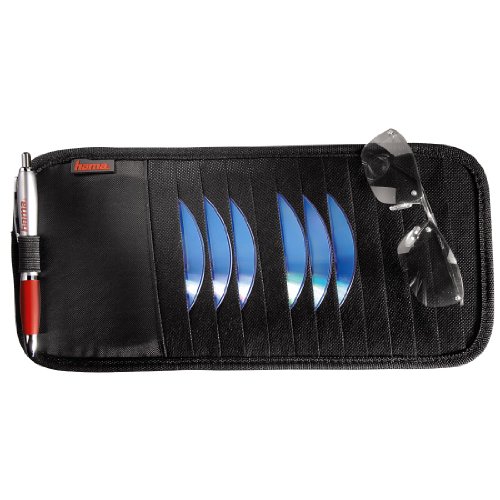 Hama Sonnenblende Tasche (geeignet für 12 CDs, Auto CD Aufbewahrung mit Stifthalter) schwarz - 4