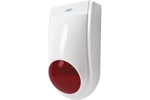 Sirena da esterno wireless PNI SafeHouse HS007 con batteria per sistemi di allarme wireless