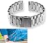 Produktbild Uhrenarmband Ersatzband Armband Für Samsung Gear S3 Frontier Classic Silber
