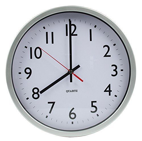 BASICXL BXL-WC10 Runde Wanduhr 30 cm