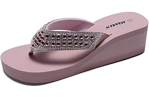 JOMIX Infradito Donna Eleganti Ciabatte Zeppa Casa Mare Piscina