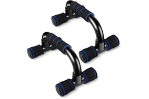 LMYTDO Push Up Bar Stands, Fitness Press Up Bar with Non-Slip Foam Handles for Arms, Chest and Shoulder Training Gym home Workout Exercise