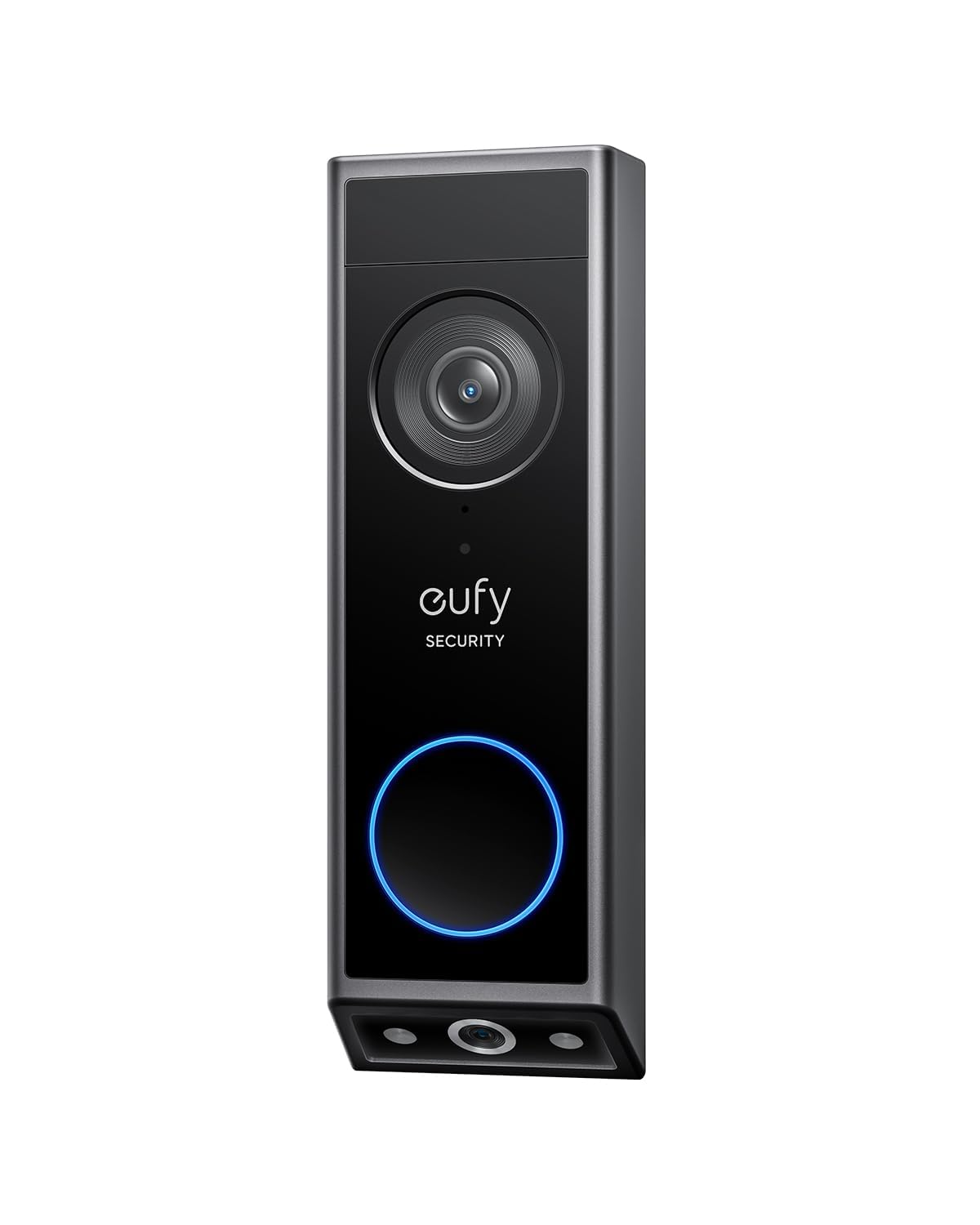 eufy Security Video Doorbell E340 dubbele camera met pakketherkenning, 2K Full HD kleurennachtzicht, kabel- of batterijbediening, compatibel met HomeBase S380