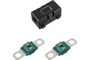SIGANDG ANS Porte-fusible de voiture et 2 fusibles Midi boulonnés à courant élevé pour voitures, camions, véhicules (40 A Ampères)