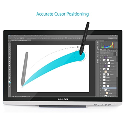 Huion GT-220 V2 Tableta Gráficas IPS HD Monitor Para el Artista (Plata)
