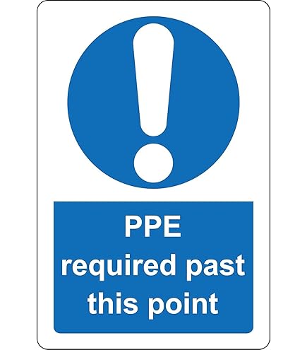 PPE Required Beyond This Point Sign - Claim Your 10% Discount