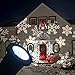 Produktbild Ghope IP67 LED Projektionslampe Schneeflocken Muster Strahler für Weihnachten Innen und Außen Garten Beleuchtung,Weiß