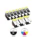 Produktbild DOREE 10x Kompatible Tintenpatrone Druckerpatrone Set für Samsung INK-C210, INK-M210, INK-M215
