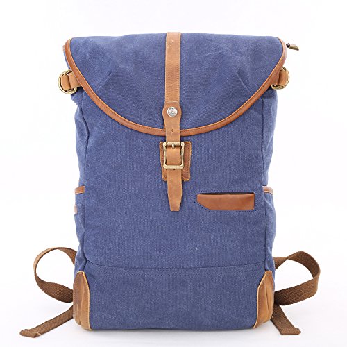 Gootium 50411 Canvas Genuine Leather laptop Backpack
