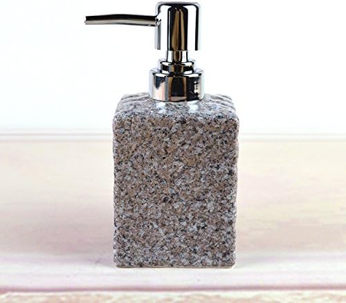 Lotion Or Soap Dispensers|Bathroom Accessories| Hotel, Reddish Brown Marble Bottle Press