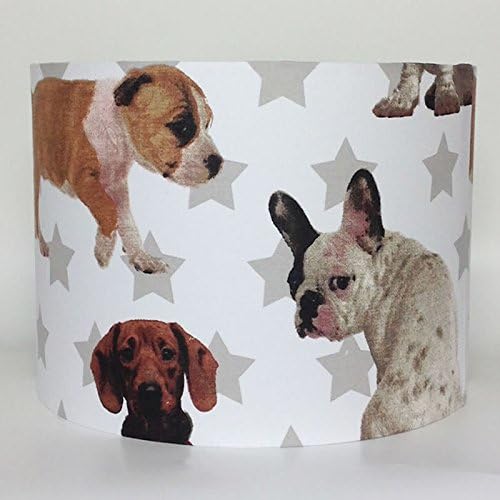 French Bulldog and Friends Large Fabric Light Shade