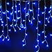 Produktbild 3.5M 96 LED Lichterkette Vorhanglichter die Form des Eiszapfens Lichter für Schlafzimmer, Weihnachten, Neujahr, Haus, Garten, Hochzeit, Hotel und Restaurant