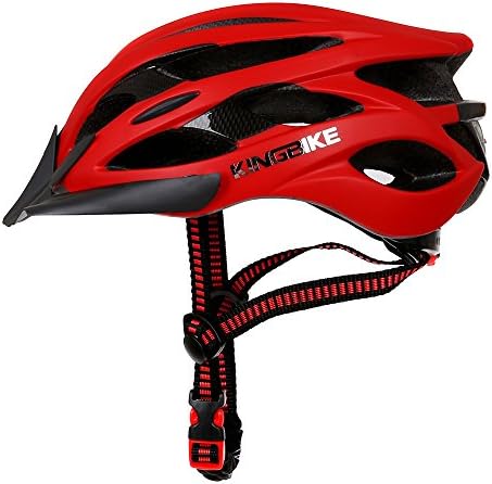 Riding Helmet Pulley Helmet Warning Taillights Bicycle Helmet Riding Helmet Pest Control Earthquake Resistance Sunscreen Lightweight Only 208g 20-Hole + EPS Integrated Design (Red)