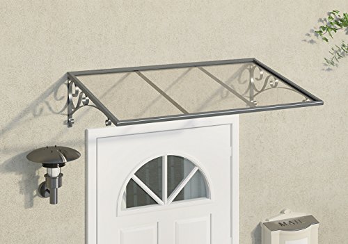 Palram Venus ™ 1350 Sonnensegel transparent – langlebig Tür Vordach, - 7