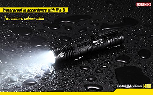 Nitecore Multitask Hybrid MH10 XM-L U2 bis 1000 Lumen aufladbar - 10