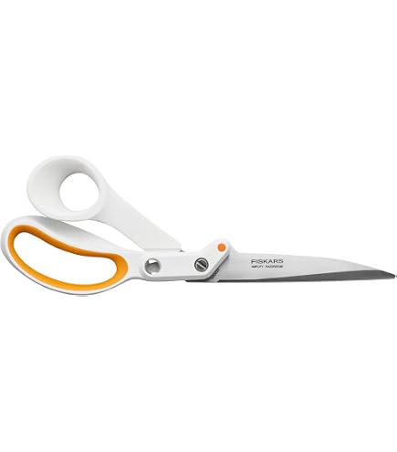 Fiskars Stoffschere 20,3 Cm – RazorEdge Mit Softgrip-Griff & Edelstahlklingen