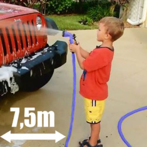 Teletiendaoutlet 4899888101222 - Manguera Hose XXL con Pistola de riego 7.5 m