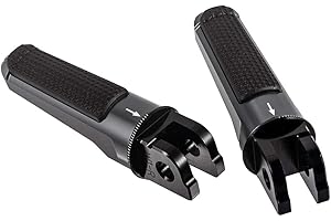 SINKEES Motorcycle Foot Pegs Front Pedals Rider Footrest Accessories for GSX-R600/750 2006-2020 for GSX-S1000/F 2016-2020 for SV650/ABS 2017-2020 (Titanium)