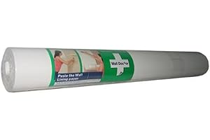 SUPER FRESCO Superfresco Wall Doctor Paintable Lining Paper Wallpaper - Paste The Wall Application - Cover for Small Cracks and Minor Imperfections - Suitable for Any Room - Paintable Any Colour - 4 Wall Design
