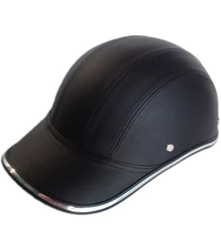 Vintage Duitse motorfiets halve helm, ECE goedgekeurde open-face motorhelmen, retro halve shell helm met verstelbare snelsluiting bril voor volwassenen mannen vrouwen M-XXL