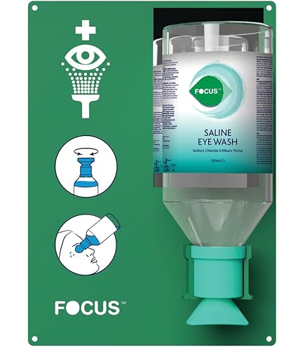 Stazione Di Lavaggio Oculare Montaggio A Parete Con 2 Flaconi - Foto 8