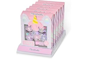 Martinelia Kit de Maquillage Enfant Licorne - Coffret Maquillage pour Fille : 2 Rouge à Lèvres, Gloss, Vernis à Ongles Enfant Pailletés - Maquillage Sans Produits Nocifs, Vernis à Ongles à l'Eau