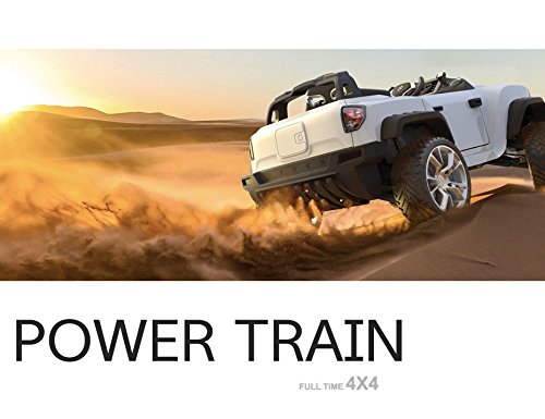 HENES BROON T870 Luxus Kinder Elektroauto schwarz mit Tablet PC 24 Volt Allrad