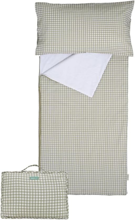 molis&co - Saco de Dormir Infantil 1.0 TOG - Saco Edredón Relleno Nórdico - Ideal para Primavera y Otoño - Juego de Manta 140x70cm con Almohada 60x40cm - 100% algodón